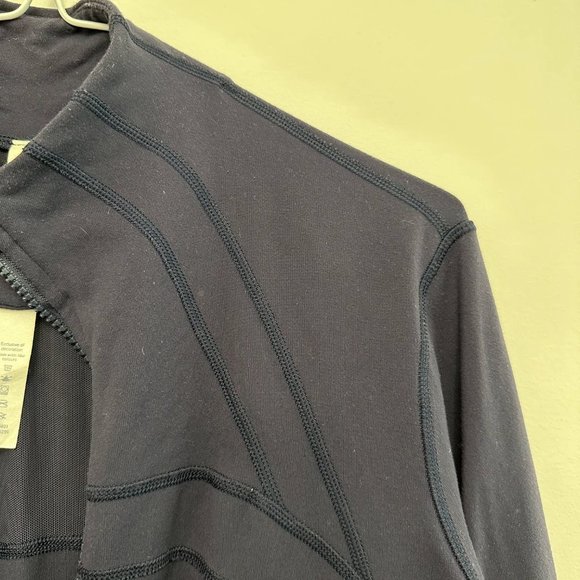 Lululemon Define Full Zip Mock Neck Long Sleeve Jacket Navy Women's 12 - Picture 11 of 16